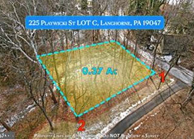 Property at 225 Playwicki St Lot C, Langhorne, PA 19047