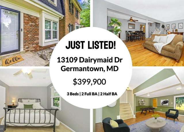 Property at 13109 Dairymaid Dr, Germantown, MD 20874, 3 beds, 3 baths