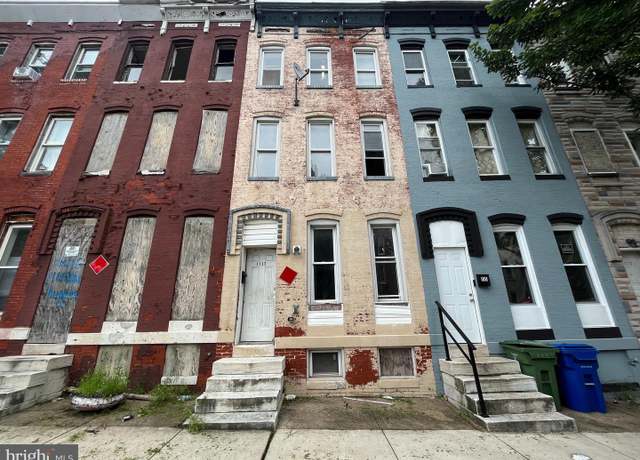 Property at 1117 N Carey St, Baltimore, MD 21217
