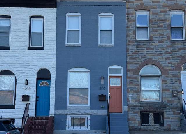 Property at 1010 N Patterson Park Ave, Baltimore, MD 21205, 3 beds, 3 baths