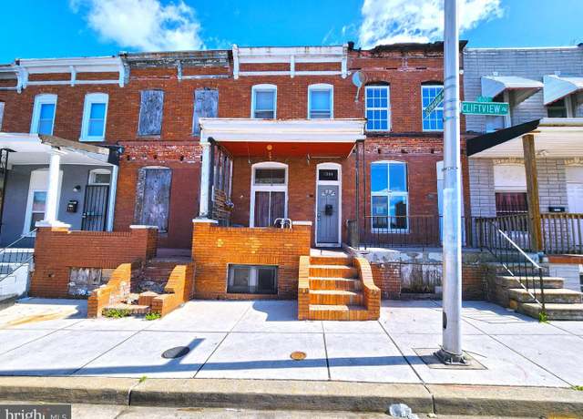 Property at 1508 Cliftview Ave, Baltimore, MD 21213, 2 beds, 1 bath