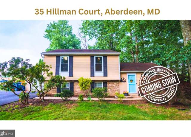 Property at 35 Hillman Ct, Aberdeen, MD 21001, 3 beds, 1.5 baths