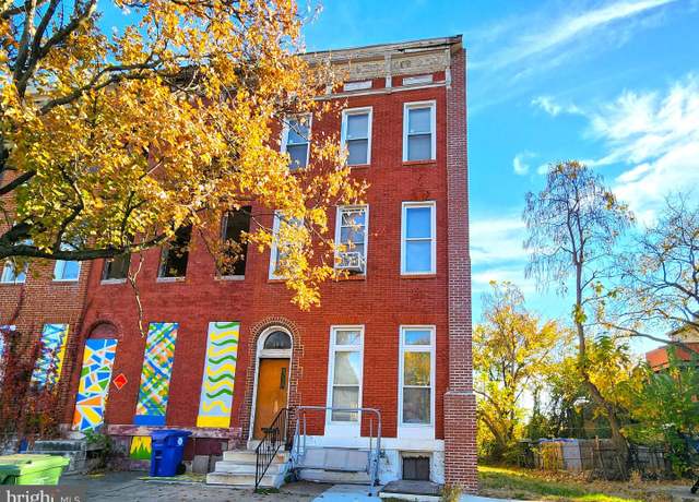 Property at 105 N Fulton Ave, Baltimore, MD 21223, 4 beds, 2 baths