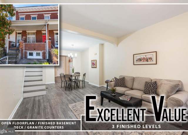 Property at 1769 Montpelier St, Baltimore, MD 21218, 3 beds, 1 bath
