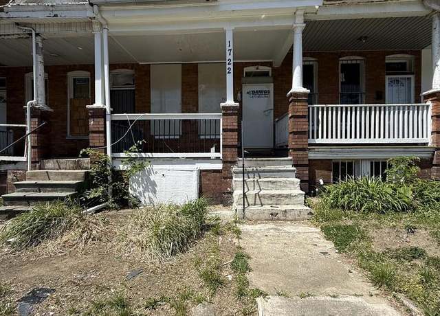 Property at 1722 Ashburton St, Baltimore, MD 21216, 3 beds, 1 bath
