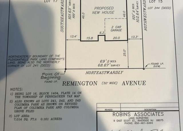 Property at 0 Remington Ave, Pennsauken, NJ 08110