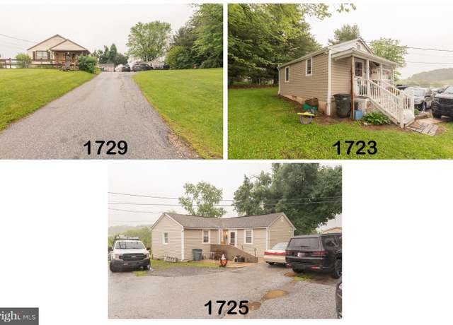 Property at 1729, 1725 and 1723 Cape Horn Rd, Hampstead, MD 21074, 5 beds, 3 baths