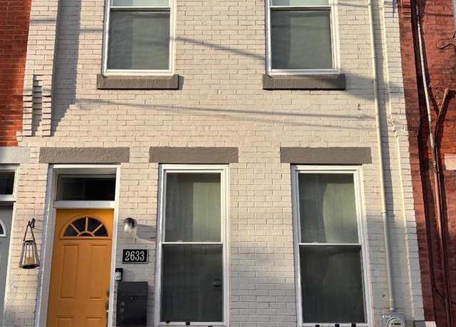 Property at 2633 Earp St, Philadelphia, PA 19146, 2 beds, 1.5 baths