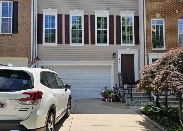 Property at 20 Inkberry Cir, Gaithersburg, MD 20877, 3 beds, 3.5 baths