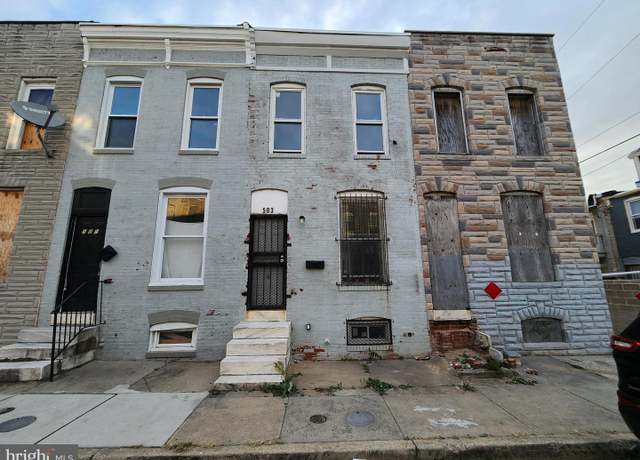 Property at 503 N Glover St, Baltimore, MD 21205, 3 beds, 1.5 baths