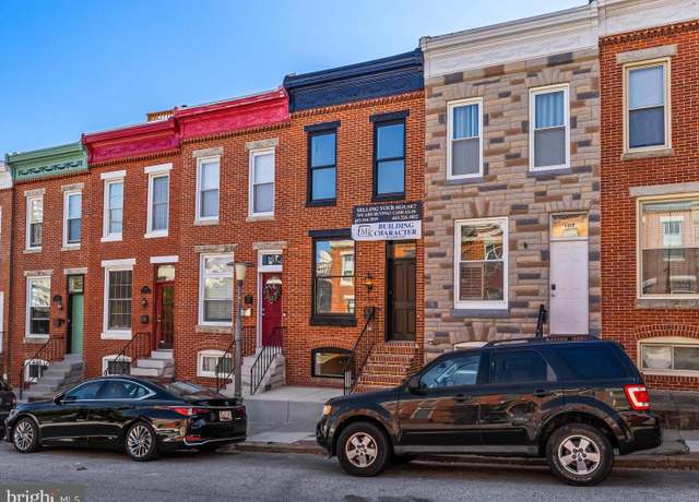 Property at 1317 Webster St, Baltimore, MD 21230, 4 beds, 3 baths