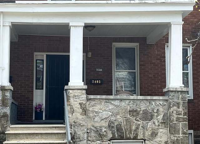 Property at 2403 W Lafayette Ave, Baltimore, MD 21216, 4 beds, 2 baths