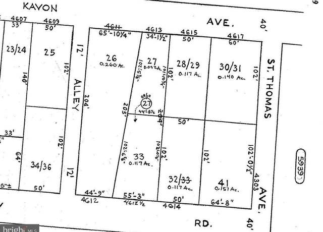 Property at 4612-1/2 Findlay Rd, Baltimore, MD 21206