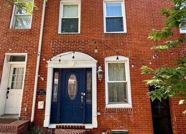 Property at 1809 E Pratt St, Baltimore, MD 21231, 3 beds, 2.5 baths