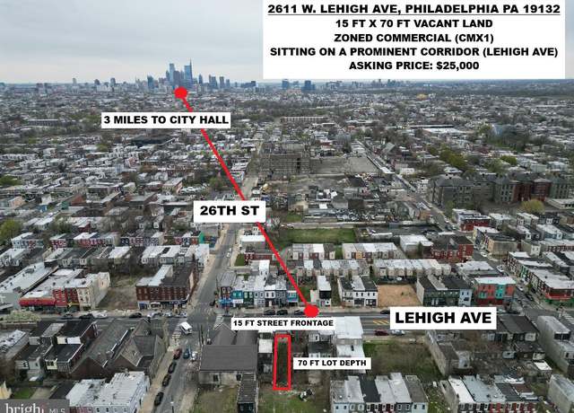 Property at 2611 W Lehigh Ave, Philadelphia, PA 19132