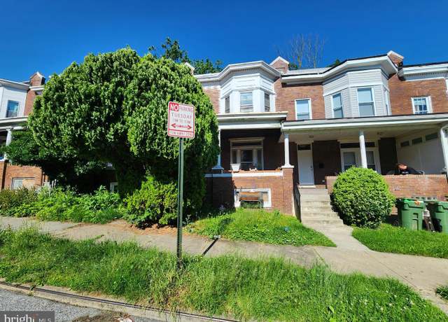 Property at 1210 N Longwood St, Baltimore, MD 21216, 3 beds, 1.5 baths
