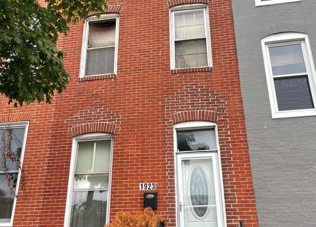 Property at 1923 E Baltimore St, Baltimore, MD 21231, 3 beds, 1.5 baths