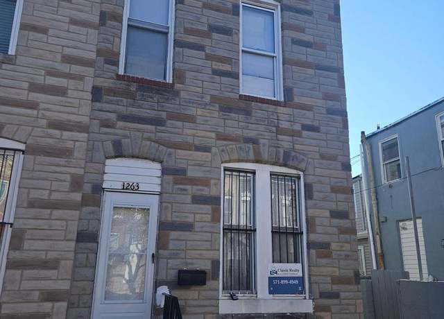 Property at 1263 James St, Baltimore, MD 21223, 3 beds, 1.5 baths