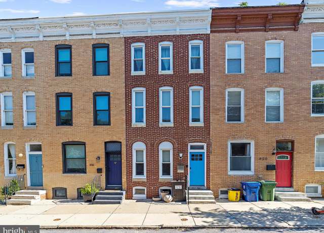 Property at 418 E Lanvale St, Baltimore, MD 21202, 4 beds, 3.5 baths
