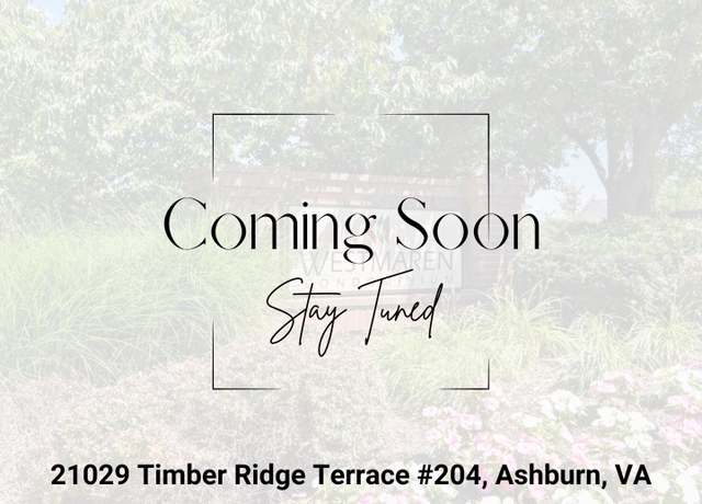 Property at 21029 Timber Ridge Ter #204, Ashburn, VA 20147, 2 beds, 1 bath