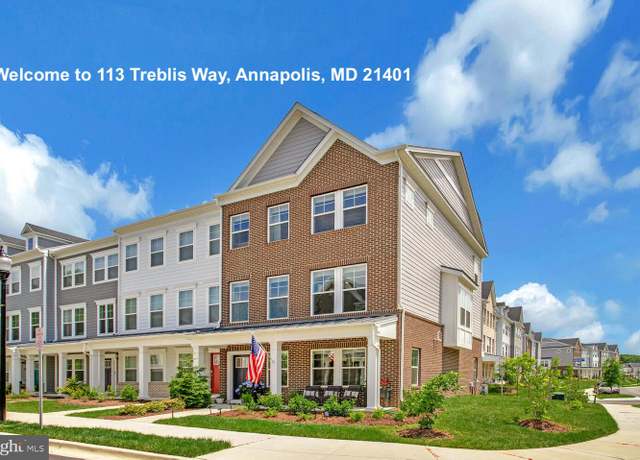 Property at 113 Treblis Way, Annapolis, MD 21403, 4 beds, 3.5 baths