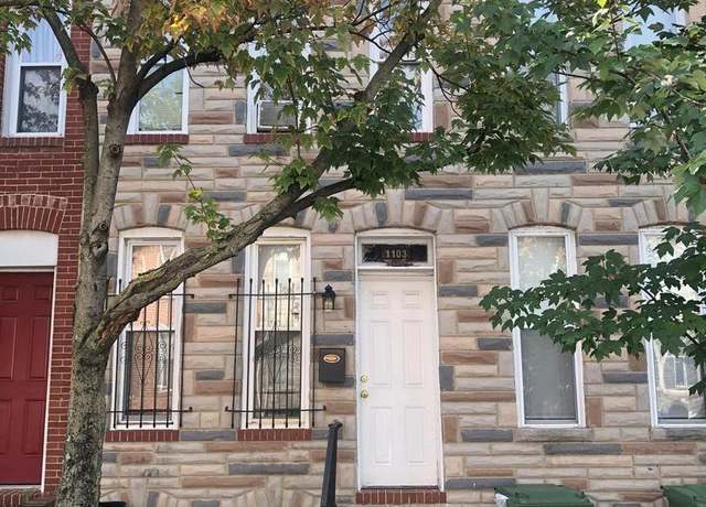 Property at 1103 Sargeant St, Baltimore, MD 21223, 2 beds, 1.5 baths