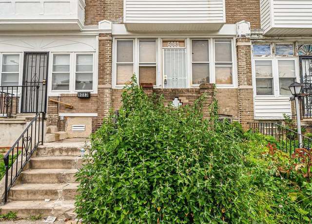 Property at 6081 Chester Ave, Philadelphia, PA 19142, 3 beds, 1 bath