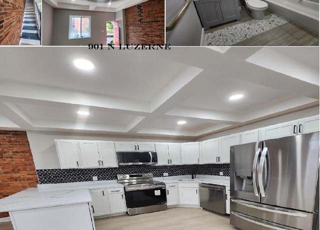 Property at 901 N Luzerne Ave, Baltimore, MD 21205, 4 beds, 3.5 baths