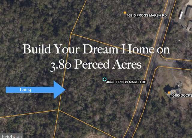 Property at 46490 Frogs Marsh Rd, Drayden, MD 20630