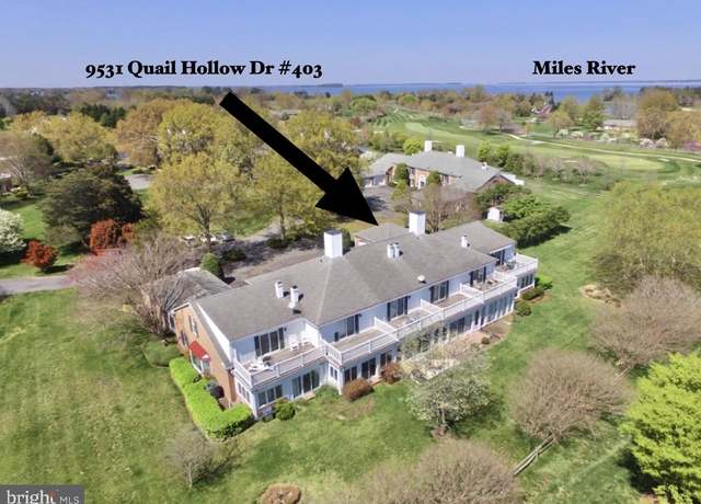 Property at 9531 Quail Holw #403, Saint Michaels, MD 21663, 2 beds, 2.5 baths