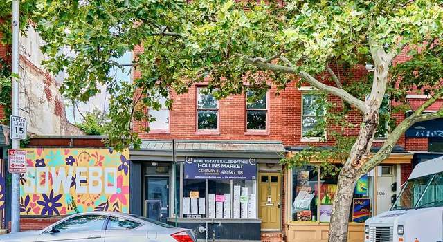 Photo of 1108 Hollins St, Baltimore, MD 21223