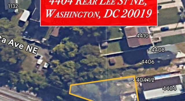 Photo of 4404 Rear Lee St NE, Washington, DC 20019