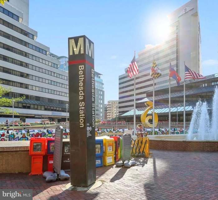 Bethesda Metro Fountain, Bethesda, MD, The fountain at the …