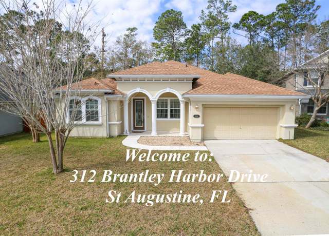 Property at 312 Brantley Harbor Dr, St Augustine, FL 32086, 3 beds, 2 baths