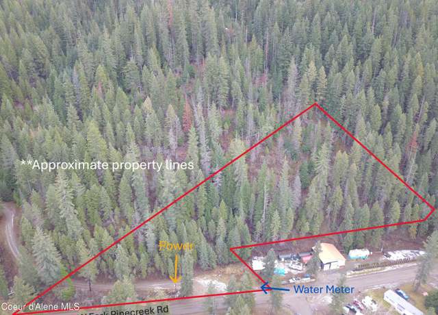 Property at NKA W Fork Pinecreek Rd, Pinehurst, ID 83850