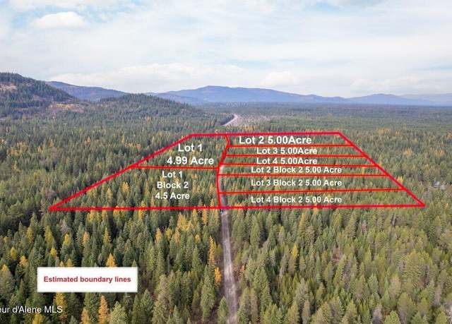 Property at LOT4BLK1 N Peak Rd, Spirit Lake, ID 83869