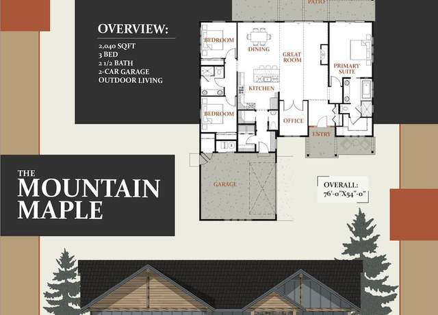 Property at Lot 1 Blk 1 Tamarindo Ln, Hayden, ID 83835, 3 beds, 2.5 baths