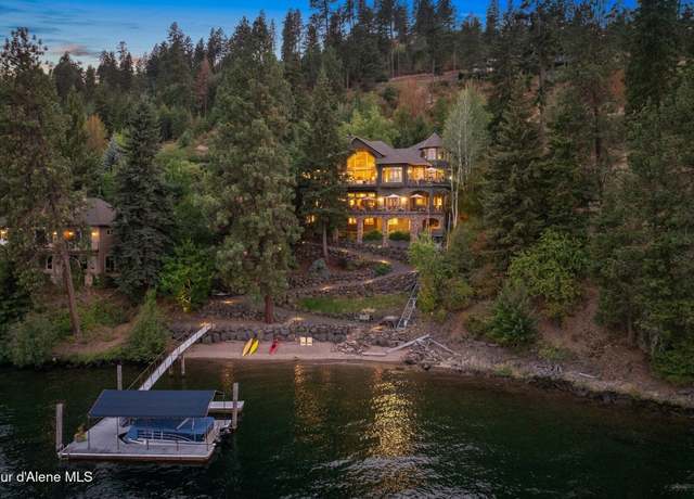 Property at 4520 S Threemile Point Rd, Coeur D'alene, ID 83814, 5 beds, 7 baths