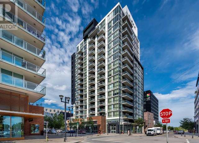 Property at 550 Riverfront Ave Southeast Unit 406,, Calgary, AB T2G 1E5, 1 bed, 1 bath
