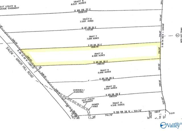 Property at Lot 8 Salem Minor Hill Rd, Lester, AL 35647