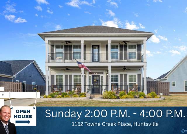 Property at 1152 Towne Creek Pl, Huntsville, AL 35806, 3 beds, 2.5 baths