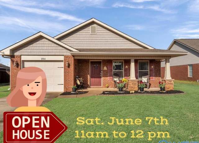 Property at 104 Benteen Ave, Madison, AL 35765, 3 beds, 2 baths