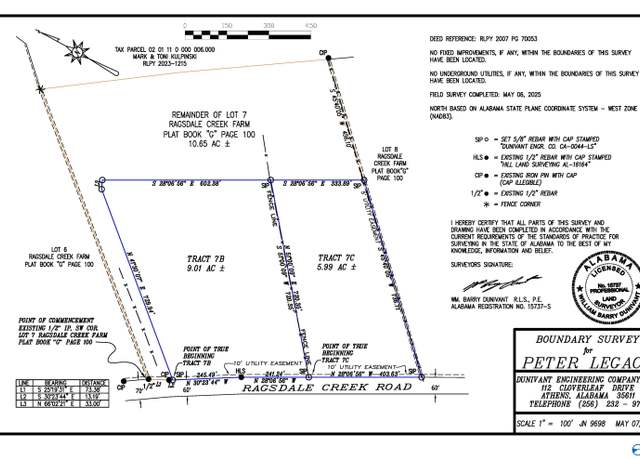 Property at Tract 7C Ragsdale Creek Rd, Elkmont, AL 35620