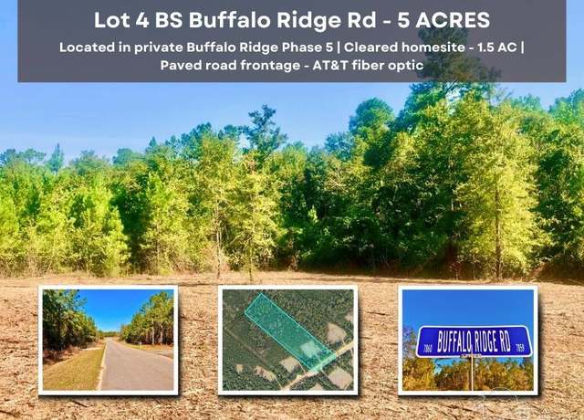 Property at Lot 4 BS Buffalo Ridge Rd, Pace, FL 32571