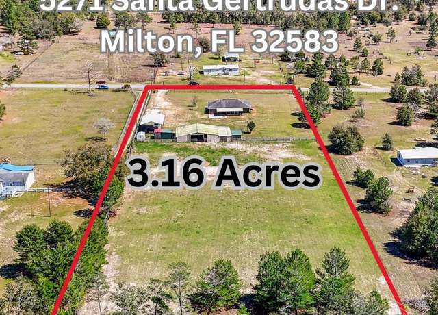 Property at 5271 Santa Gertrudas Dr, Milton, FL 32583, 3 beds, 2 baths