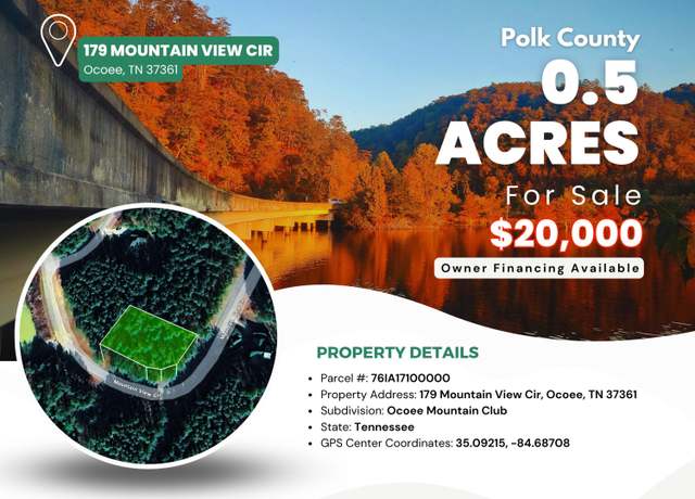 Property at 179 Mountain View Cir, Ocoee, TN 37361