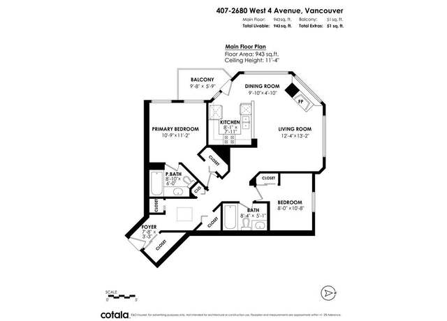 Photo of 2680 W 4th Ave #407, Vancouver, BC V6K 4S3
