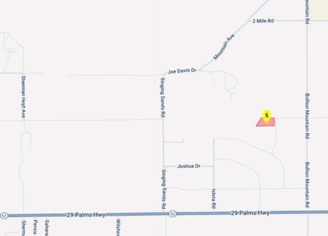 Property at 0 Tapia Rd, 29 Palms, CA 92277