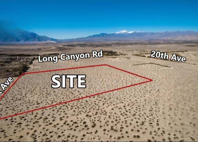 Property at 30 Acre 21 Ave. & Long Canyon Rd, Desert Hot Springs, CA 92241