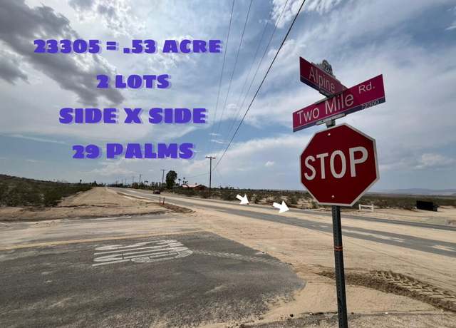 Property at 0 2 Mile Rd, 29 Palms, CA 92277